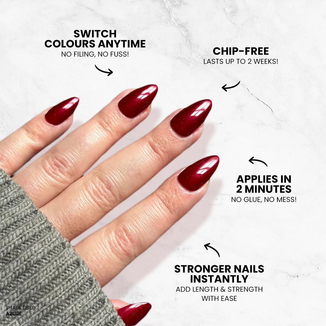 Love Story - Squoval Medium - Sustainable Nails - Image 6