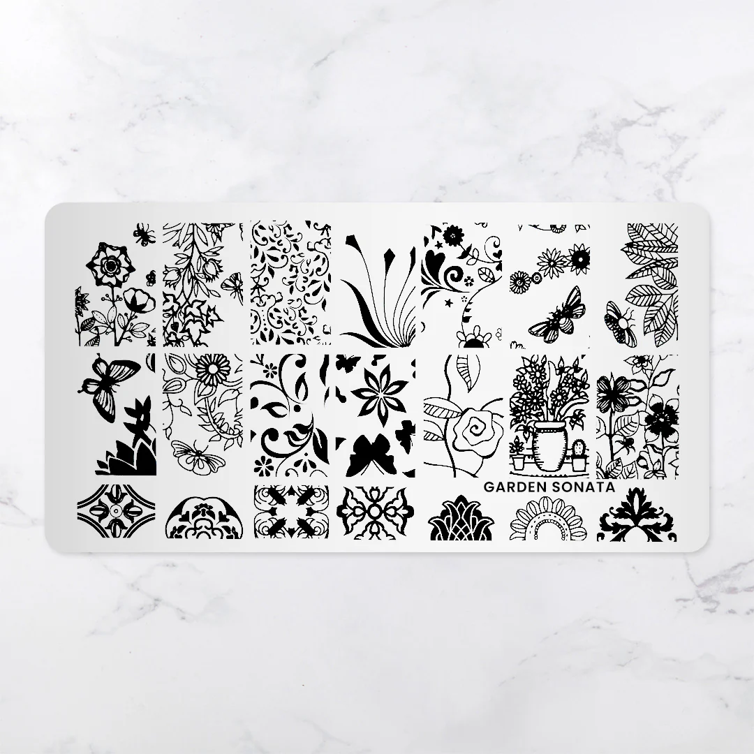 Garden Sonata - Pattern Press Template - Image 2
