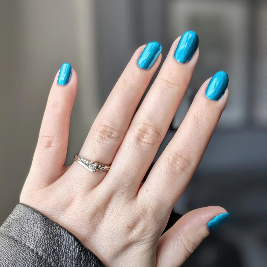 Glacier Blue - Holographic Nail Powder - Image 2