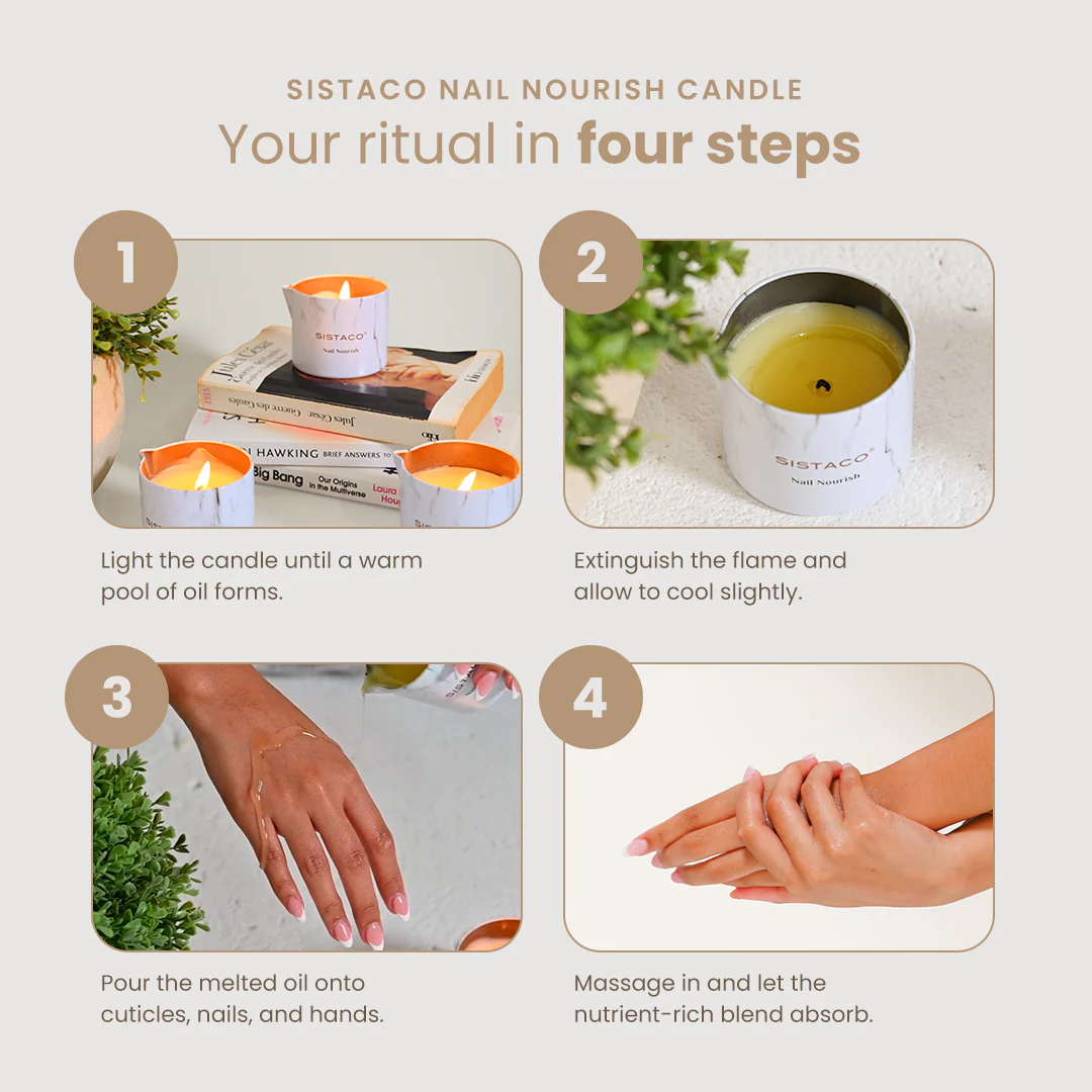 Nail Nourish Candle - Citrus Paradisi Grapefruit + Vanilla - Image 4