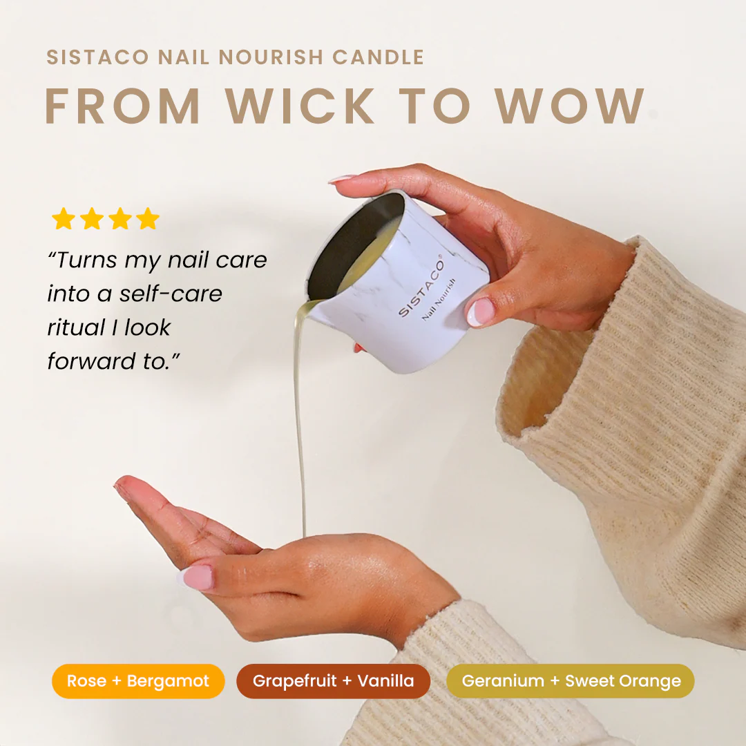 Nail Nourish Candle - Citrus Paradisi Grapefruit + Vanilla - Image 3