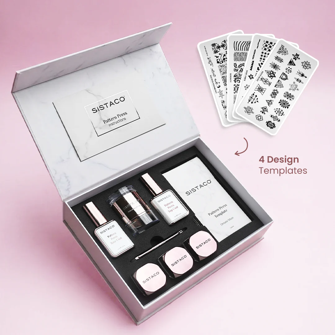 Pattern Press Nail Stamping Kit - Image 13