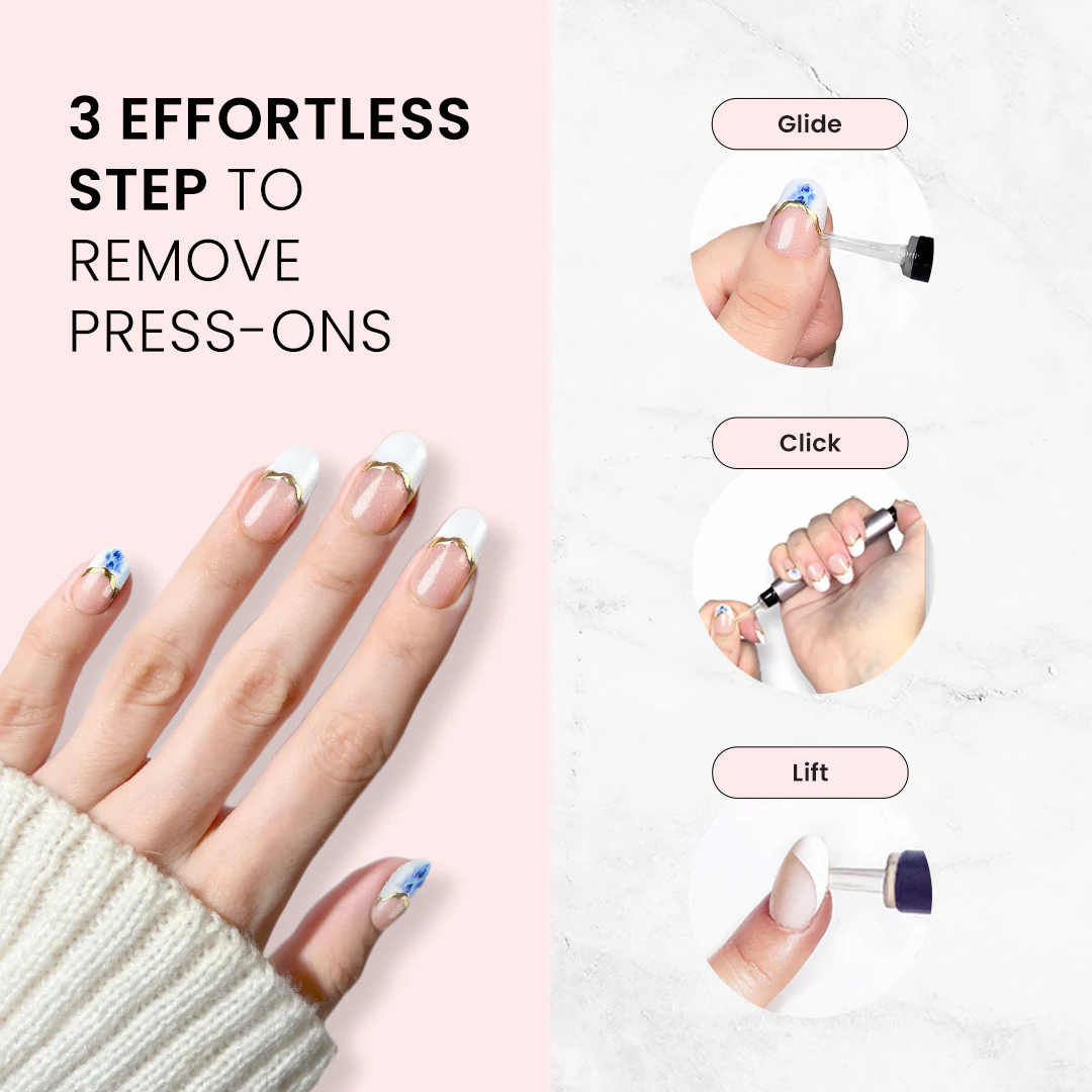 Bluebell Prism - Almond Sustainable Nails - Image 5
