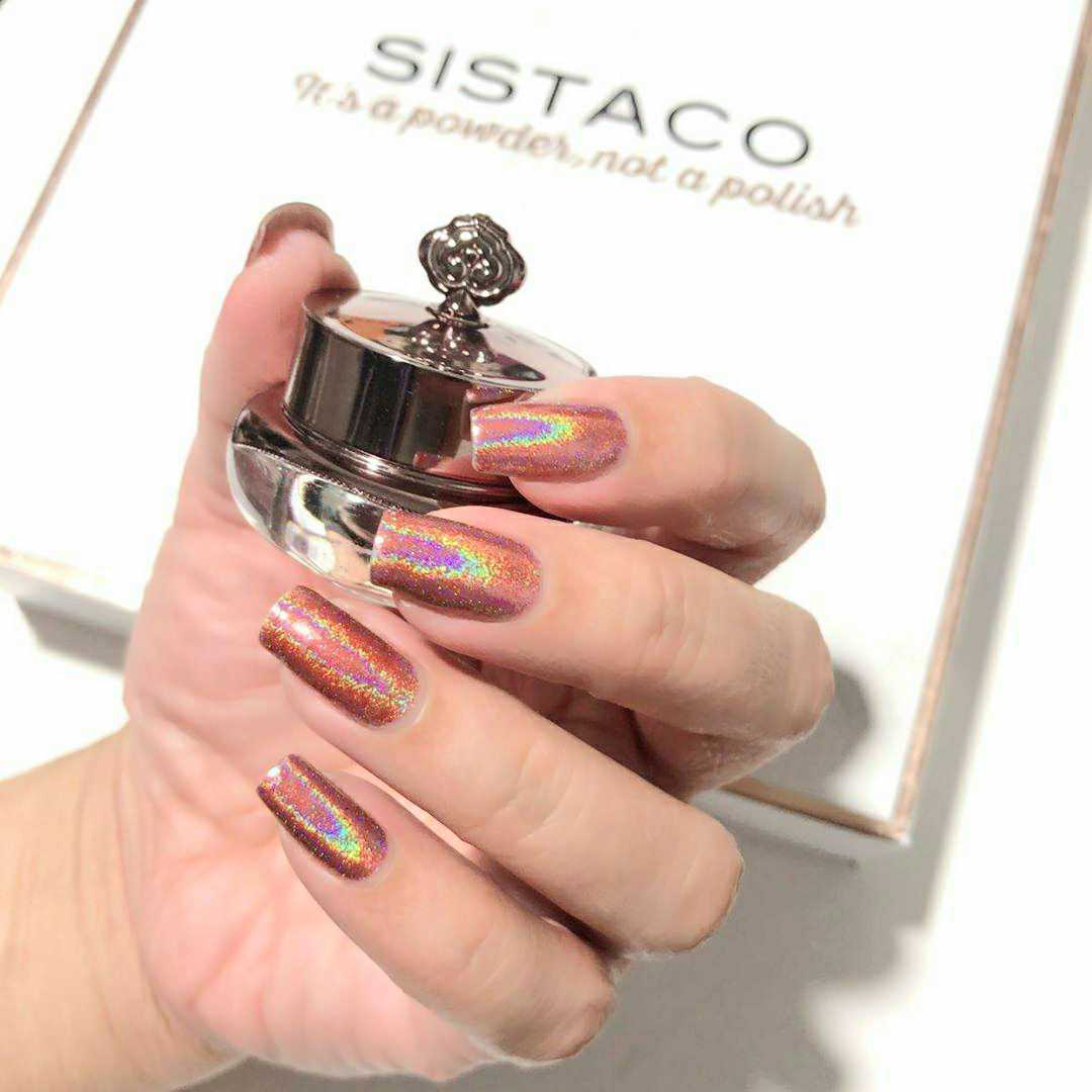 Pink Shatter - Holographic Nail Powder - Image 5