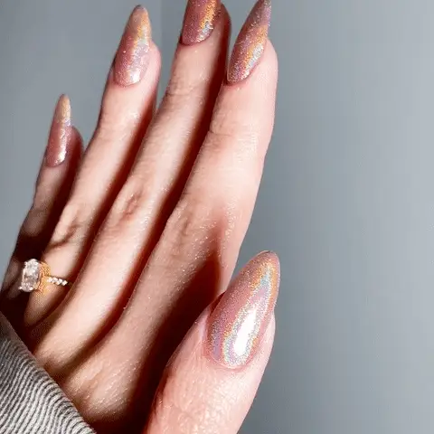 Rose Gold - Holographic Nail Powder - Image 2
