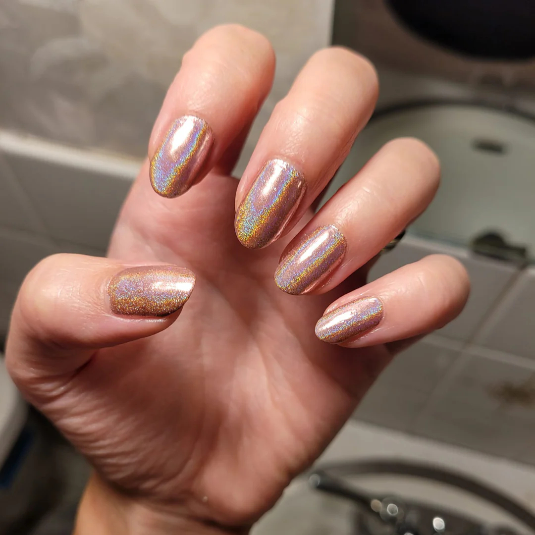 Rose Gold - Holographic Nail Powder - Image 5