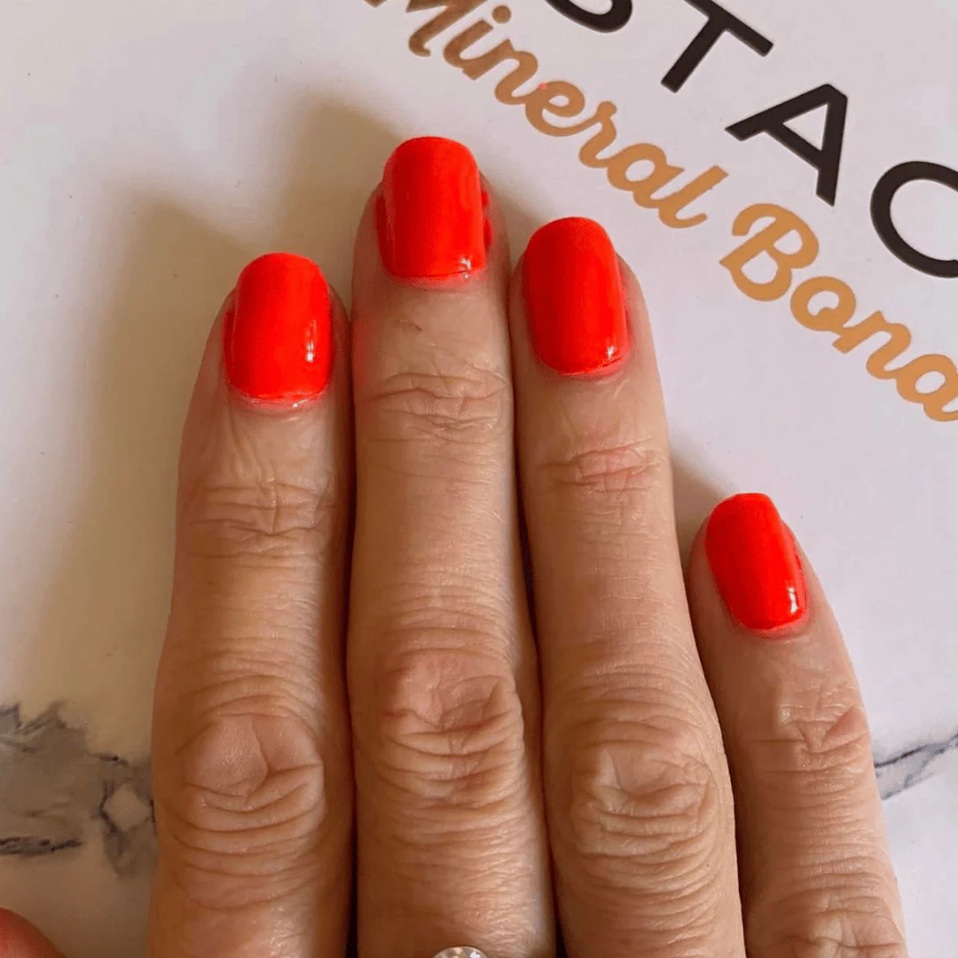 Vibrant Orange - Matte Neon Nail Powder - Image 5