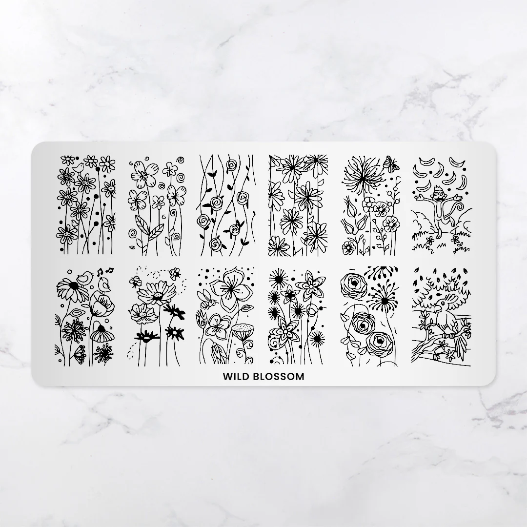 Wild Blossom - Pattern Press Template - Image 2